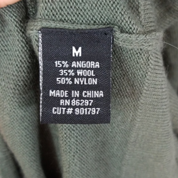 BCBG Green Woolblend Midi Overall Dress - Picture 4 of 8